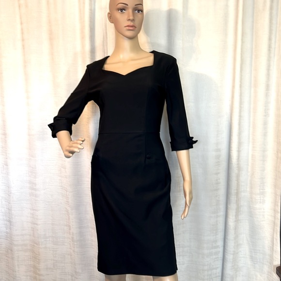 MUXXN Size M Black Cocktail Wedding Party Dress Gentle Wear (0017) - Picture 2 of 11